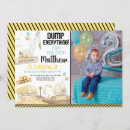 Recherche de digger anniversaire invitations Camion à benne