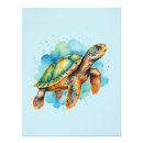 Recherche de peinture de tortue posters Vie marine