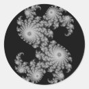 Recherche de fractal autocollants Noir
