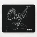 Recherche de guitariste tapis souris Monogramme