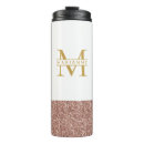 Recherche de gold monogram voyage mugs Or rose