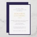 Recherche de bar bat mitzvah invitations Bleu