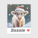 Recherche de vache noël autocollants Festif