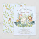 Recherche de lion 11x14 invitations Baby