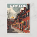 Recherche de boston vintage cartes postales Ville