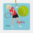 Recherche de joueurs de tennis ornements Sport
