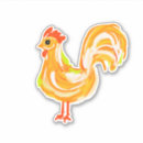 Recherche de grand coq autocollants Poulet
