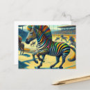 Recherche de zèbre mignon cartes postales Adorable