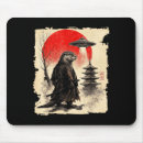 Recherche de guerrier japonais tapis souris Vintage
