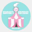 Recherche de circus party autocollants Anniversaire