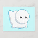 Recherche de bébé phoque cartes postales Kawaii