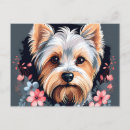 Recherche de yorkshire terrier chien cartes postales Portrait
