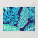 Recherche de motif tropical cartes postales Botanique
