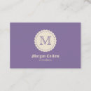 Recherche de timbre cartes visite Monogramme