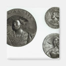 Recherche de pièce de monnaie magnets Portrait