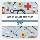 Recherche de soignants autocollants Infirmière