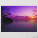 Recherche de mitzvah 16x22 invitations Violet