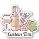 Recherche de bouteilles en verre autocollants Vin
