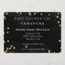 Recherche de gold glitter invitations Noir