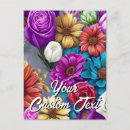 Recherche de fleurs bleues cartes postales Pour elle