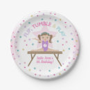 Recherche de gymnastique de fille assiettes en papier Pour tous