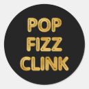 Recherche de nouvelles années de veille autocollants Typographie