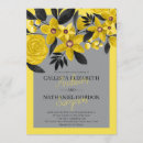 Recherche de jaune gris mariage invitations Été