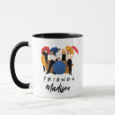 Recherche de années 90 tasses Silhouette de personnage friends