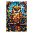 Recherche de hibou coloré posters Motif
