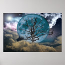 Recherche de lune bleue posters Imaginaire