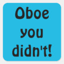 Recherche de hautbois autocollants Joueur de hautbois