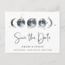 Recherche de lune et étoiles cartes postales Constellation