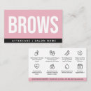 Recherche de lancement cartes visite Sourcils