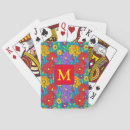 Recherche de joli motif jeux de cartes Fleurs