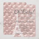 Recherche de chandelier baby shower invitations Rose