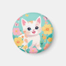 Recherche de noël de chat magnets Pour enfants