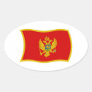 Recherche de monténégro autocollants Drapeau