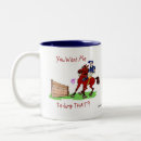 Recherche de humour de cheval tasses Cavalier
