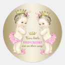 Recherche de twin girls baby shower autocollants Bébé