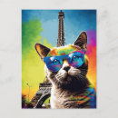 Recherche de chat paris cartes postales Mignon