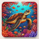 Recherche de récif dessous de verres Tortue de mer