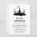 Recherche de noir blanc halloween invitations Soyons effrayants
