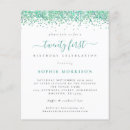 Recherche de teal party invitations Elegant