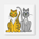 Recherche de chats drôles magnets Chat tigré