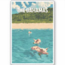 Recherche de nassau autocollants Drapeau bahamas