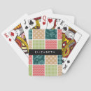 Recherche de patchwork jeux de cartes En vichy
