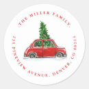 Recherche de vintage holiday autocollants Aquarelle