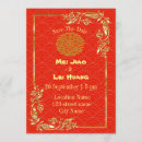 Recherche de rouge chinois mariage invitations Moderne