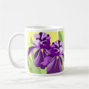 Recherche de iris jaunes tasses Violet