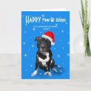 Recherche de pit bull christmas vœux cartes Staffordshire bull terrier